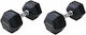 MegaFitness Sechseckhantel 1 x 12,5 kg