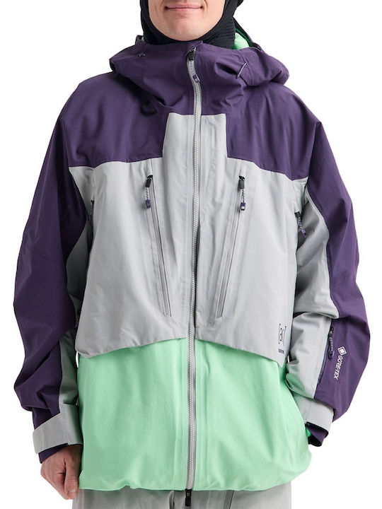 Burton Swash 307571E4R Ανδρικό Μπουφάν Gore-Tex για Σκι & Snowboard Γκρι