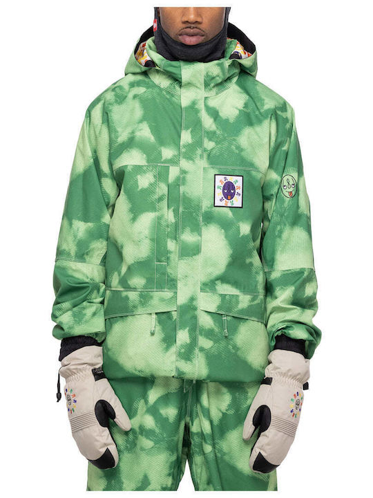 686 Dojo I-004425-278 Men's Ski & Snowboard Jacket Green
