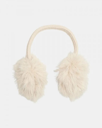 Women's Knitted Earmuff in Beige