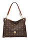 Set Damentasche Hobo Dunkelbraun