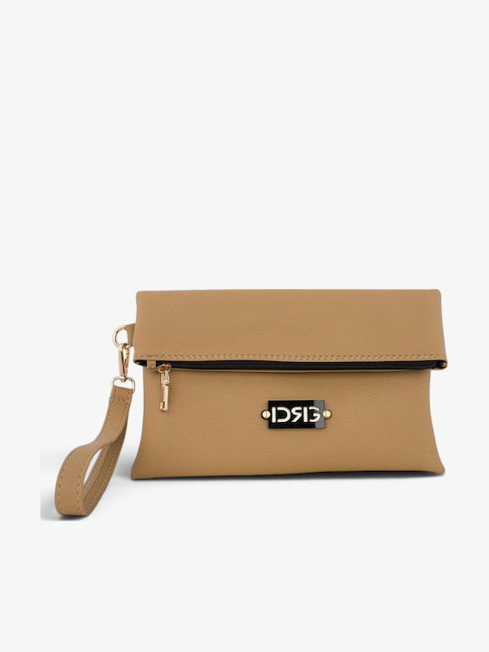 Women's Beige Envelope Clutch