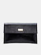 Damen-Clutch Schwarzlack