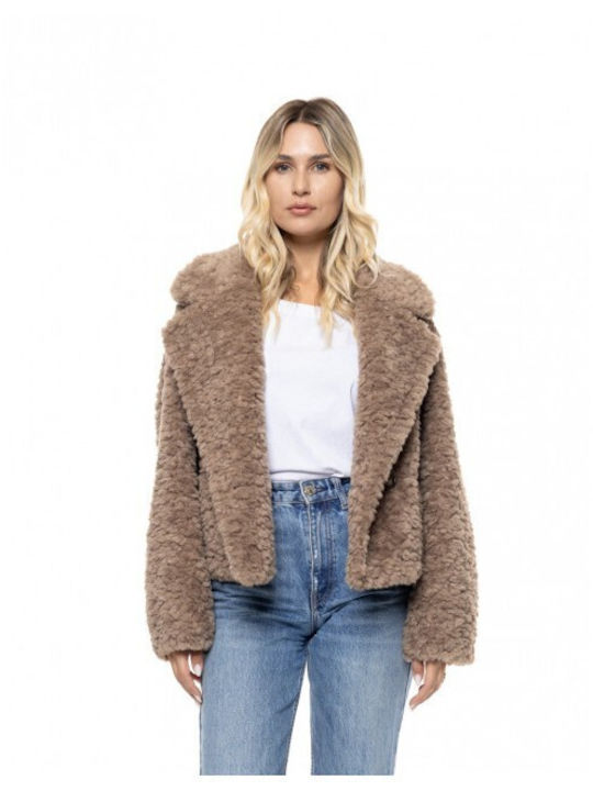 Splendid Kurzer Damenpelz Camel