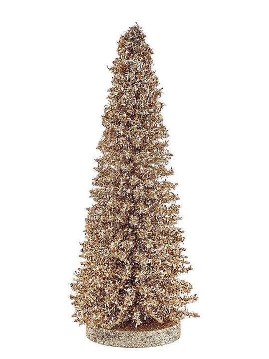 Christmas Decorative Wooden Tree Gold X-mas