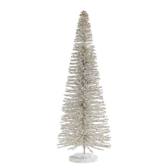 Silver Wooden Christmas Decorative Tree X-mas