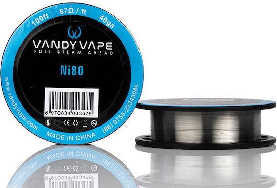 Vandy Vape Pure Nickel Ni80 40 AWG 10 m