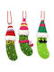 Christmas Decorative Stocking with Elf (Various Designs/Colors)