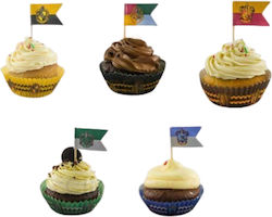 Harry Potter Hogwarts Houses Cupcake Decorations Set
