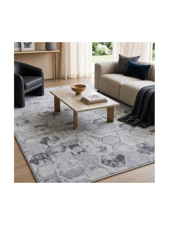 Homeone Nikan Χαλί Ορθογώνιο Grey 200x250cm