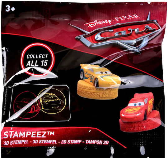 Stampeez Disney Pixar Cars Τυχαία Φιγούρα 3d Σφραγίδα Mystery Blind Bag