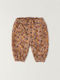 Kids Trousers Nocciola-Fuchsia