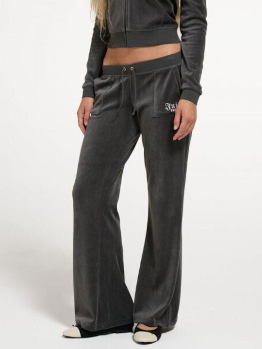 Juicy Couture Rebelle Caisa Samt-Jogginghose Raven