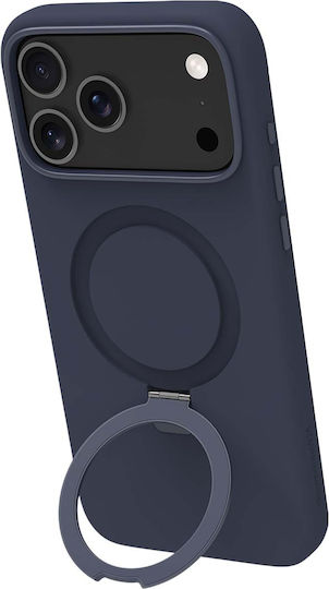 dbramante1928 Roskilde Back Cover din Piele Albastru Marin (iPhone 18 Pro Max / 17 Pro Max)
