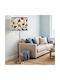 Oxygen Floor Lamp with E27 Bulb Holder Multicolour