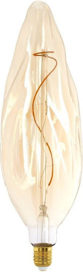 Bec LED E27 Cf117 Reglabil 2100k 4w 270lm Ceară 110279 Eglo 110279
