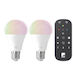 Eglo Intelligente LED-Lampen 11 W für E27-Fassung und A60-Form RGB 1300 lm 2 Stück