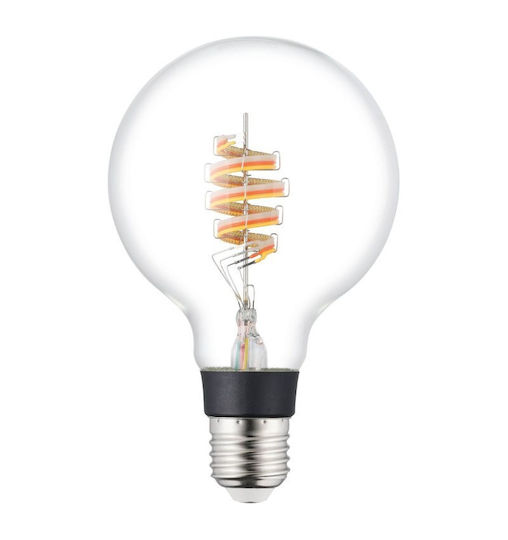 Eglo Intelligente LED-Glühbirne 5 W für E27-Fassung, G95-Form, RGB, 400 lm
