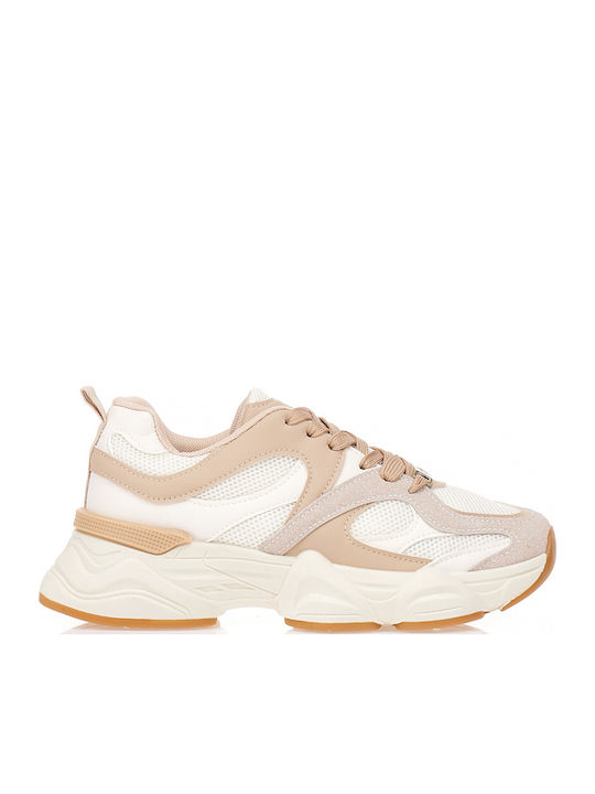 Tsoukalas Women's Beige Sneakers