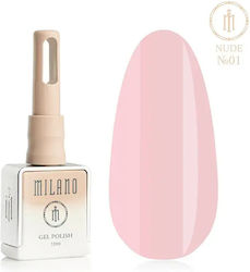 Milano Cosmetic Ημιμόνιμο Βερνίκι 01 10ml Milano Cosmetic Ημιμόνιμο Βερνίκι 01 10ml