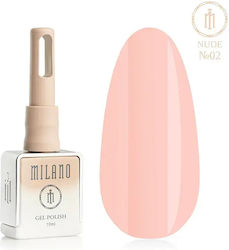 Milano Cosmetic Ημιμόνιμο Βερνίκι 02 10ml Milano Cosmetic Ημιμόνιμο Βερνίκι 02 10ml
