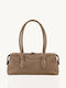 Lydia Leather Women's Shoulder Bag Suede Brown
