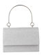 Γυναικείο Clutch Ασημί