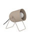 Eglo Tilston Table Lamp for E14 Socket with Grey Shade and Base