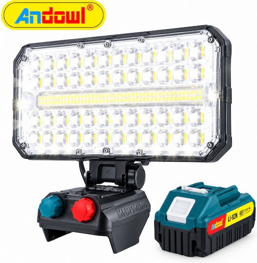 Andowl Rechargeable LED Work Light with Brightness up to 4200lm