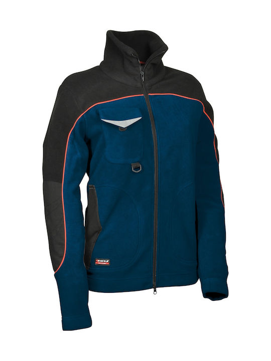 Cofra Rider Ζακέτα Εργασίας Fleece Navy Μπλε