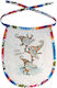 Koupakoupa Christmas Nordic Wichtel Wasserdichtes Lätzchen aus 100% Baumwolle mit Kordelzug