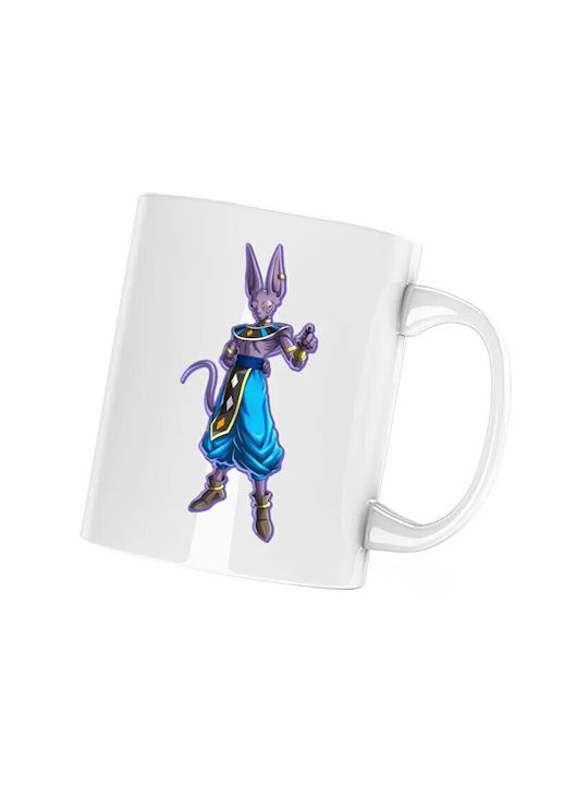 Dragon Ball Z Κούπα Κεραμική Λευκή 330ml (Προσω...