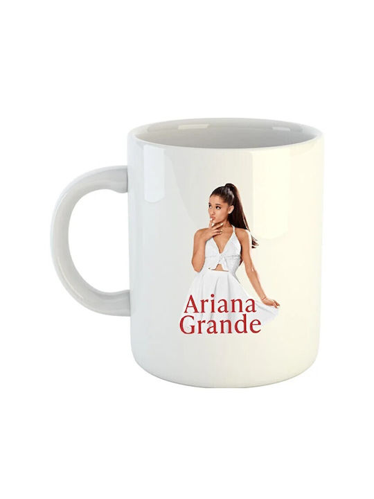 Ariana Cană Ceramică Albă 330 ml (Personalizat)