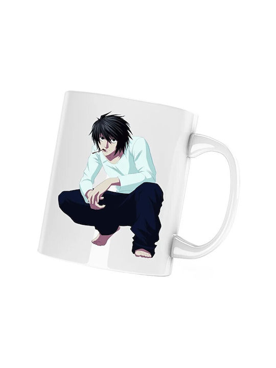 Death White Ceramic Mug 330ml (Personalized)