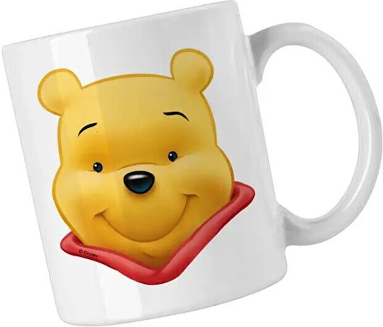 Winnie Pooh Cartoon Ceramic Mug Brown 330ml (Personalized)