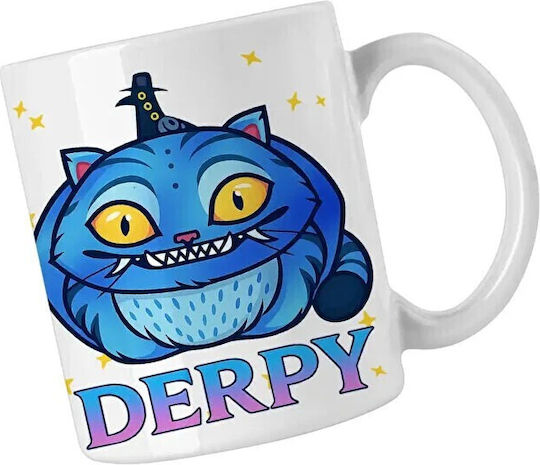 Demon Cat K-pop Керамична Кафява Чаша 330ml (Персонализирано)