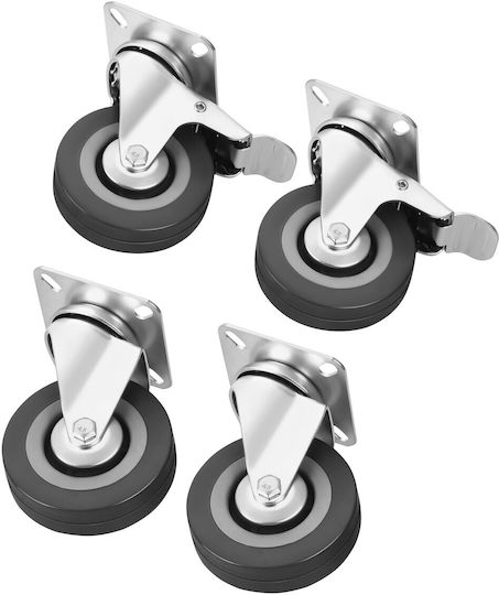 Kraft & Dele KD3620 Колела със спирачка 4 бр