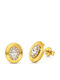 Gold Earrings 9K Zircon Ear_5865