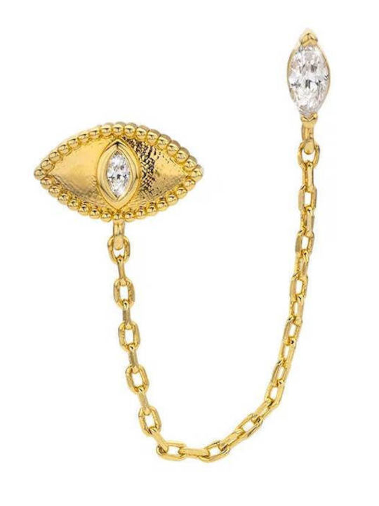 Mya Bay Midnight Earring Gold Bo-336