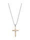 Senza Men’s Steel Cross Without Chain