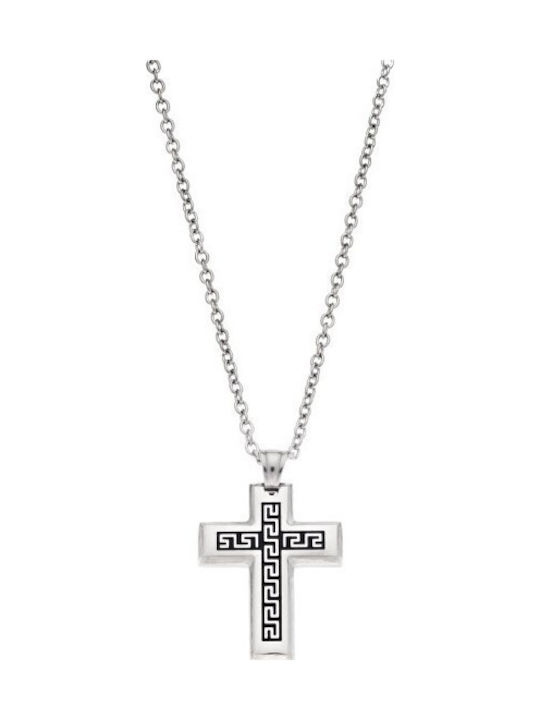 Senza Men’s Steel Cross Without Chain