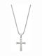Senza Men’s Steel Cross Without Chain