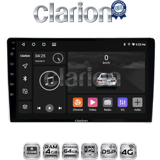 Clarion GL72566B OEM-Multimedia-Display Für Toyota Proace 2013 > 2016 Citroen C2 2003 > 2009 Citroen C3 2001 > 2010 Citroen Jumpy 2007 > 2016 Citroen Berlingo 2008 > 2019 Peugeot 307 2001 > 2008 Peugeot Expert 2008 > 2016 Pe