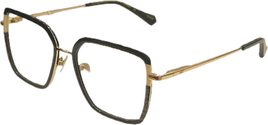 Alexander Wintsch Aw6328 C4 Zermatt Women's Prescription Glasses Mixed Black-Gold Frame