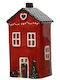 Kaemingk Christmas Decorative House Red 20x10.7x8cm