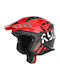 Acerbis Aria Evo Graphic Schwarz/Rot Jet-Motorradhelm ECE 22.06 mit Sonnenblende