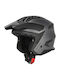 Acerbis Aria Evo Dark Grey Motorcycle Helmet Jet ECE 22.06 with Sunvisor