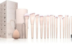 Luvia Professional Makeup Brush for Powder Nude Aura Pro