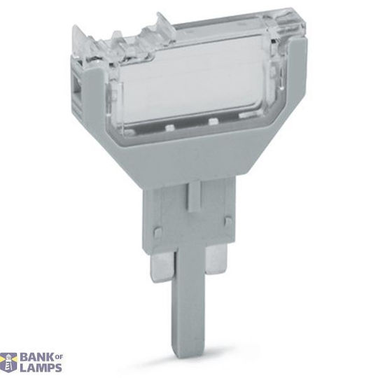 Empty Component Plug Housing 2-pole Grey