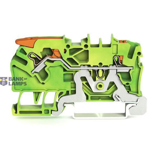 2-conductor Ground Terminal Block Lever Push-button 2.5 Mm² G